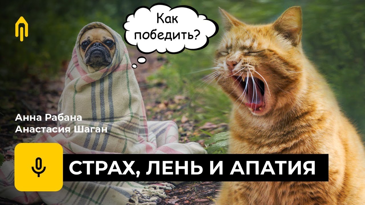 Узнайте, как победить свои страхи, прокрастинацию и лень